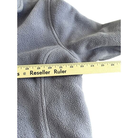 LL BEAN Vintage Women's Button Front Blend Fleece Like Jacket Coat Sz. L Purple - Picture 4 of 9